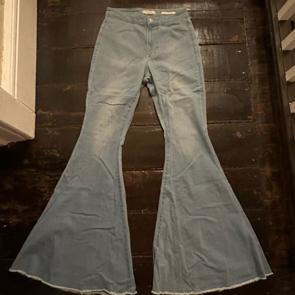 Guess Denim Flare Jeans in Light Blue